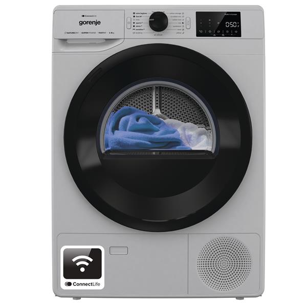 Gorenje 9KG Heat Pump Dryer WiFi Silver